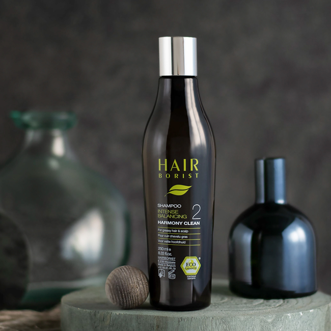 Le shampoing Harmony Clean est adapté aux cheveux qui graissent rapidement