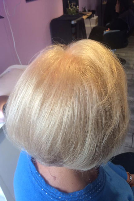 all natural hair color - blonde 12 after