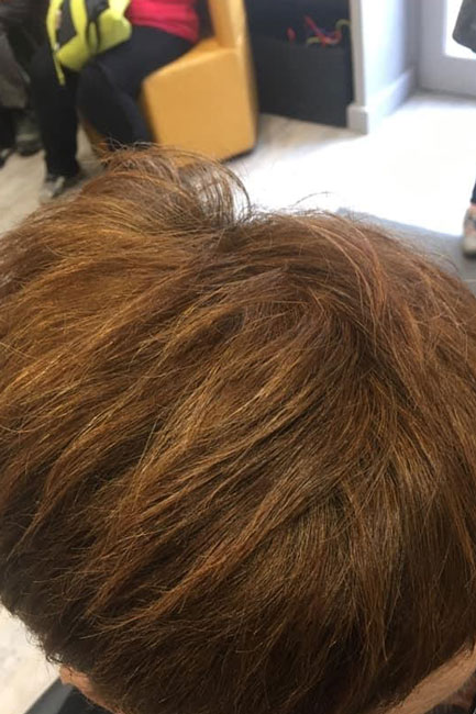 100 percent natural hair color - brown 3 after